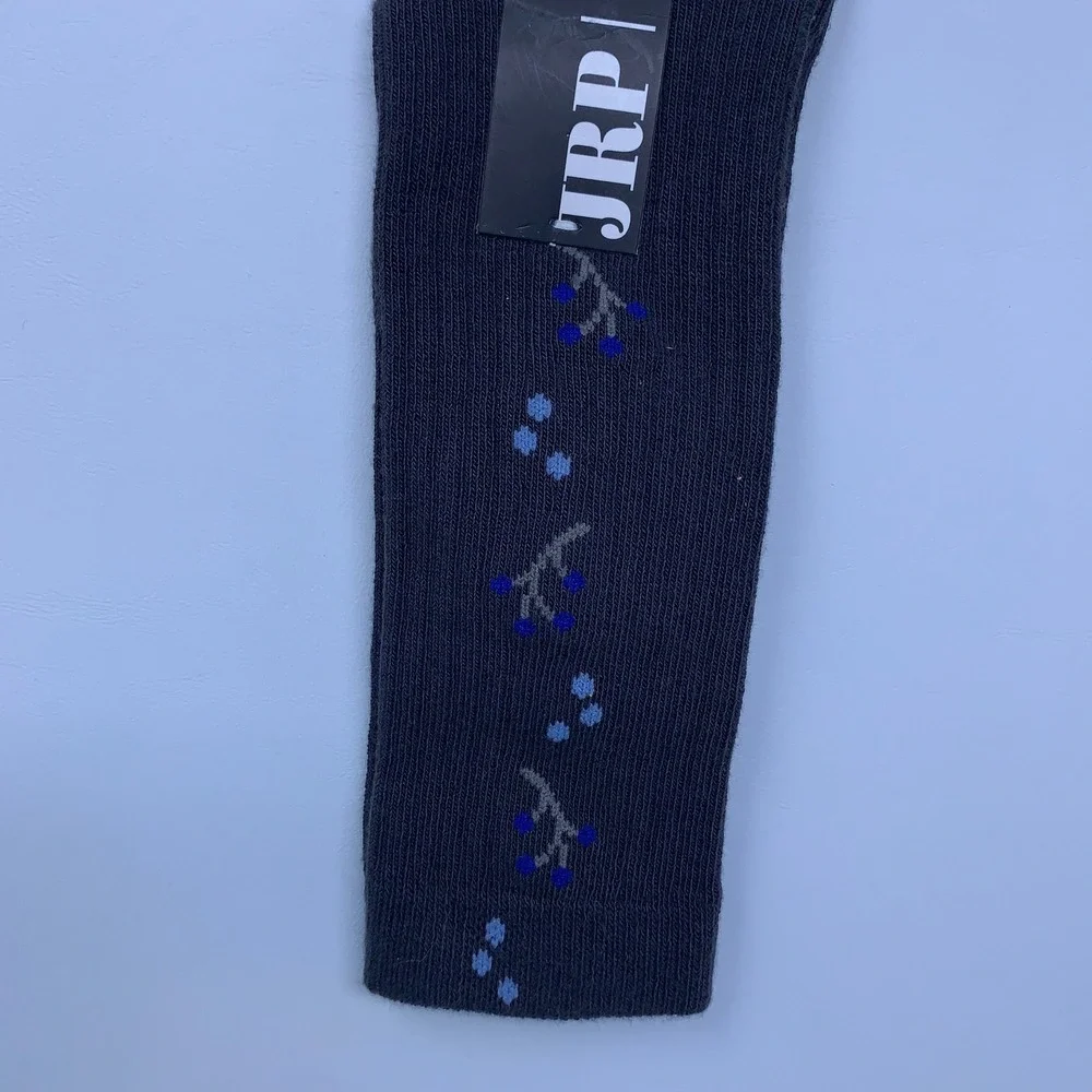 JRP Womens 6-7 Gray Branches Knee High Socks NWT
